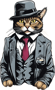 Elegant Mafia Cat_II