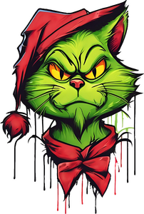 Cool Christmas Cats - Grinch IV.