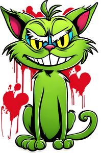 Cool Christmas Cats - Grinch III.