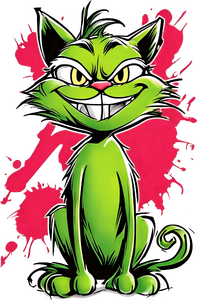 Cool Christmas Cats - Grinch II.