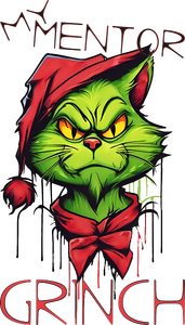 Cool Christmas Cats - Grinch VIII.